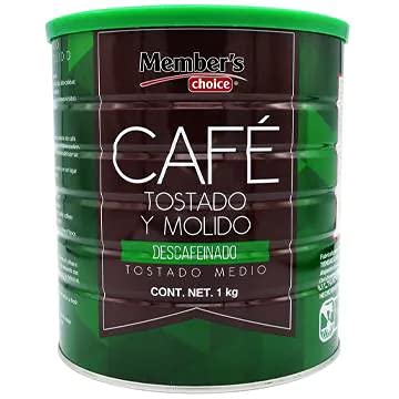 Members Choice - Cafe Tostado Molido Descafeinado 1kg