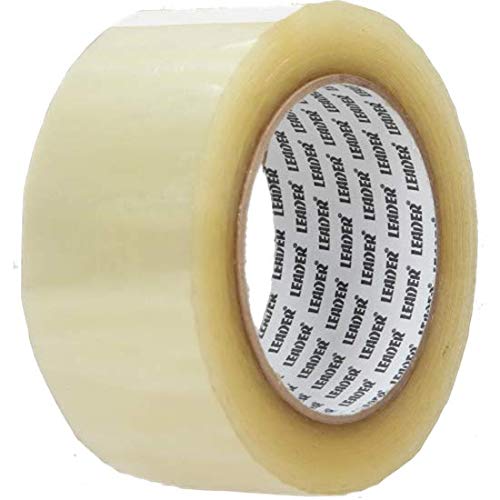 Leader - Cinta Transparente 48 Ancho X 150 Metros De Largo Caja con 36 piezas