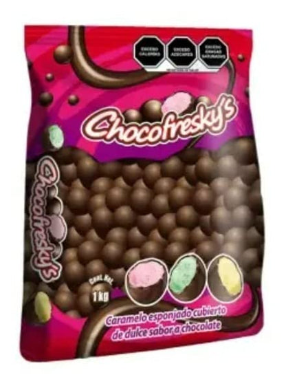 génerico chocofreskys, frescas de sabores, chocolate cubierto.