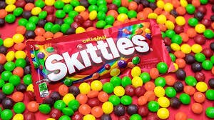 Skittles - Skittles Original 18 paquetes de 54.4 g c/u, total 972.2 gr, Caramelo suave confitado