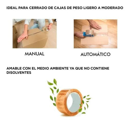 Janel - Cinta de empaque Janel transparente