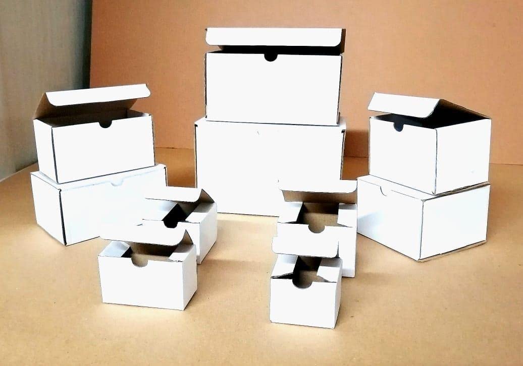 em-pack - 50 Cajas De Cartón Multiusos 22x12.3x14 Cms Mod. 19012