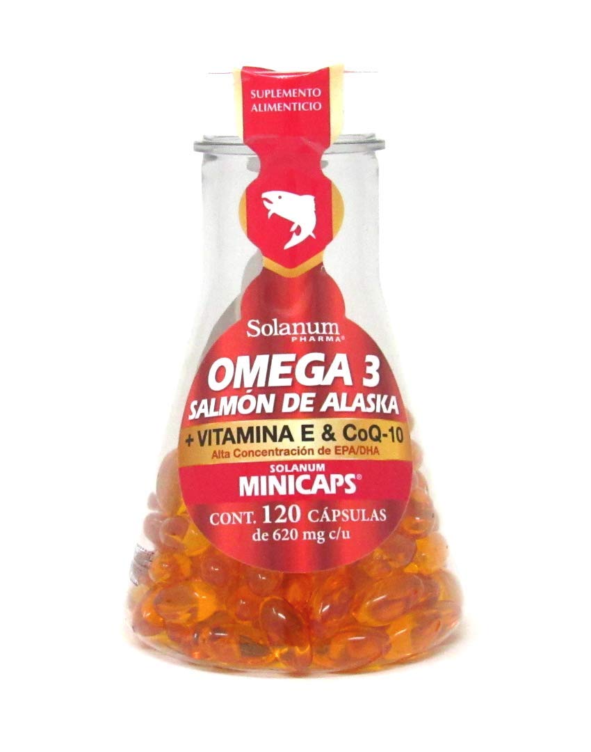 Solanum - Omega 3 - 120 Mini Cápsulas hechas con Salmon por Solanum