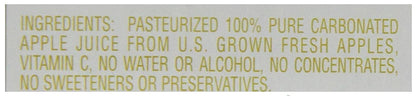 Martinelli's - Jugo de sidra de manzana espumante, botella de vidrio de 751.2 ml (paquete de 3, total de 2.3 l)