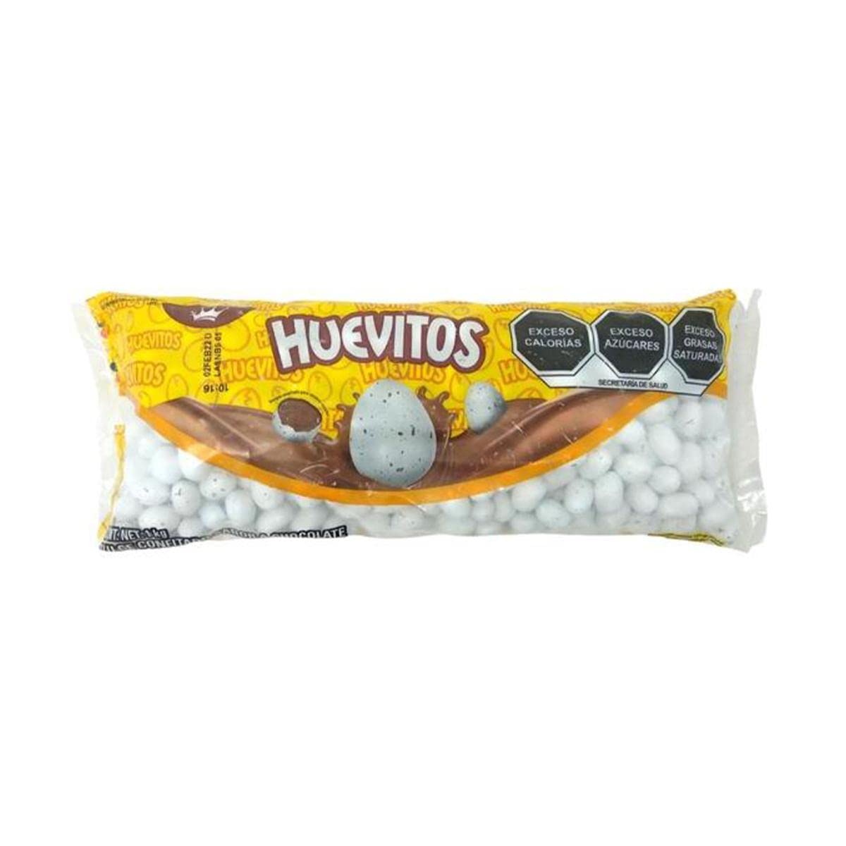 Ricolino - Huevitos, dulce confitado sabor a chocolate, bolsa 1 kg (1000 gramos)