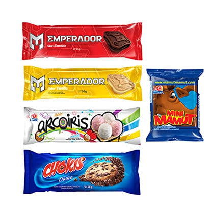 Emperador - Emperador Galletas Gamesa Chokis Mamut Arcoiris Pekepakes - 40 Piezas, 1.074 Kg
