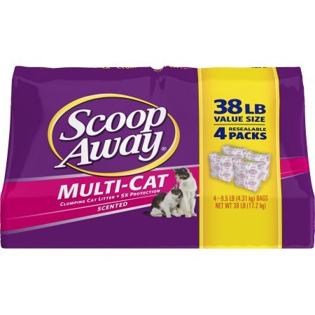 ScoopAway Multi-Cat, Scented Cat Litter, Carton