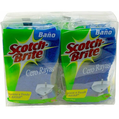 3M Scotch-Brite Paquete con 5 Fibras Cero Rayas