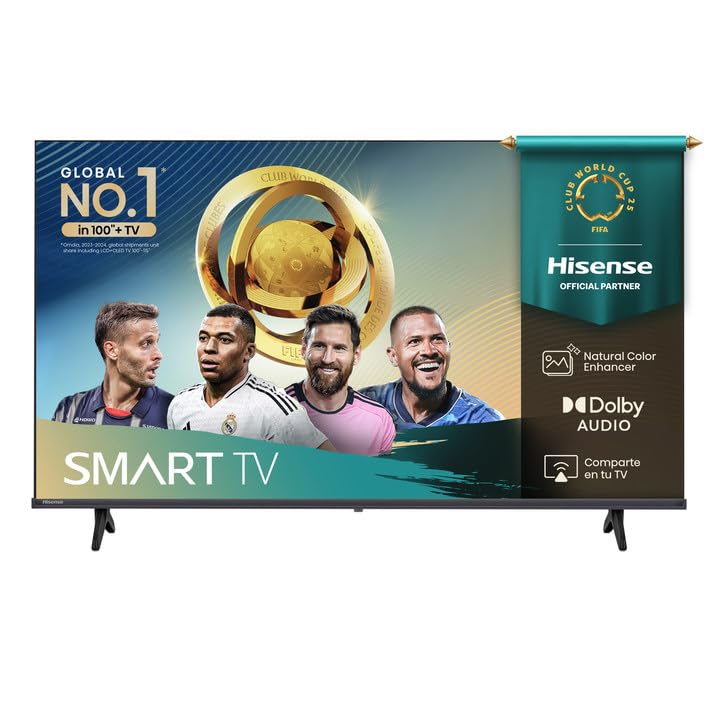 Hisense Television A4N (Modelo 2025) Pantalla 32 Pulgadas, Smart Vidaa TV HD,Modo de Juego,Dolby Audio,Comparte en tu TV,Noise Reduction