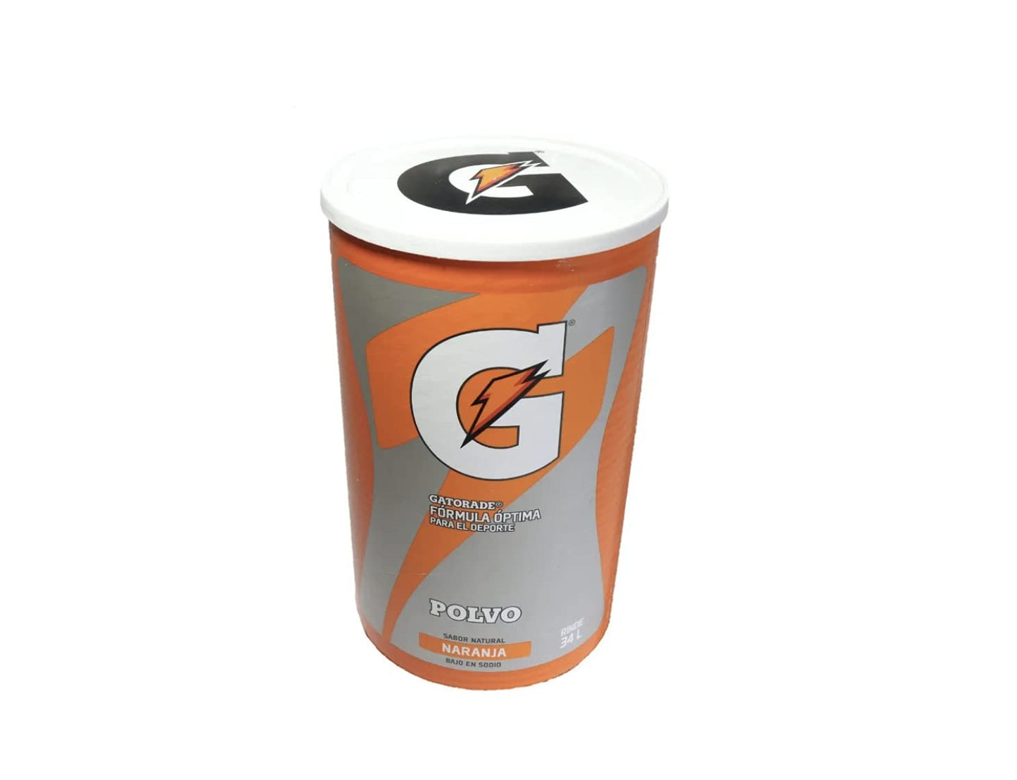 Gatorade Orange Instant 50.9 oz - Mezcla de 6 galones
