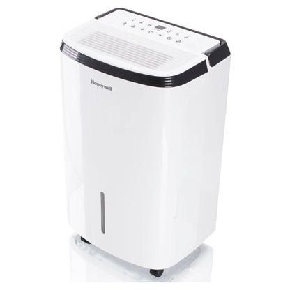 Honeywell Deshumidificador Inteligente WiFi de 30 pintas, para el hogar, Departamento, sótanos, Habitaciones de hasta 3000 Metros Cuadrados Ft., Energy Star, con Control de Voz de Alexa y diseño