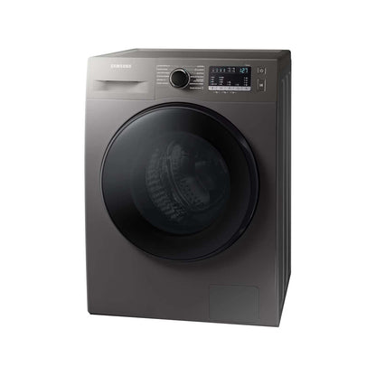Lavasecadora Samsung de 11 kg, carga frontal, acero inoxidable, durabilidad y eficiencia en el motor, higienicamente limpio Drum Clean, gris, modelo WD11T4046BX