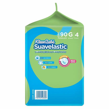 Pañal Grande KleenBebé Suavelastic 90 pzas R