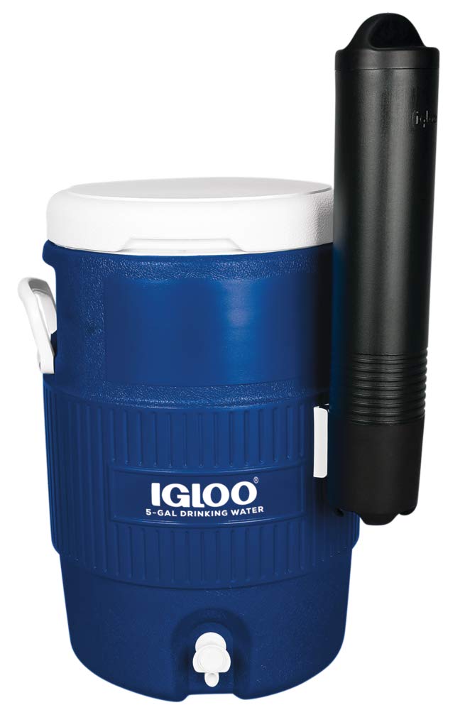 Igloo - Dispensador portátil de bebidas de agua con tapa de asiento plano