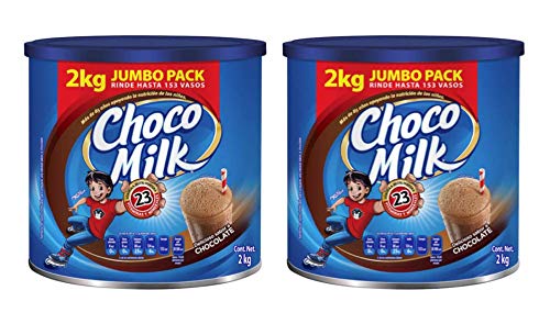Chocomilk - Choco Milk, Bebida en Polvo Sabor Chocolate 2 kg - 2 paquetes