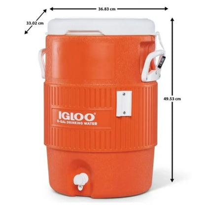 Igloo - Igloo - Enfriador de bebidas para servicio pesado de 5 galones, color naranja