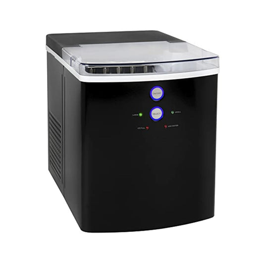 FIONEL - Encimera de la máquina de hielo Máquina for hacer hielo de encimera eléctrica portátil automática de gran capacidad 33 libras en 24 horas 9 cubitos de hielo Hogar/cocina/oficina/fiesta/camping RV Ice