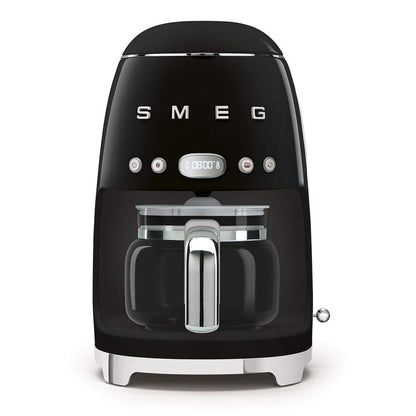 Smeg - Maquina De Café Americano Color Negro 10 Tazas