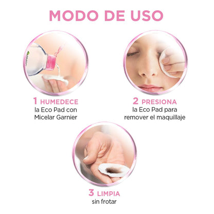 Garnier Skin Naturals Face Agua Micelar Desmaquillante para Todo Tipo de Piel, 400 ml