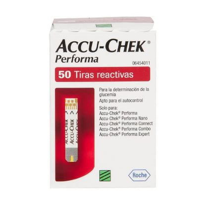 Accu Chek - Accu Chek Performa Tiras, 50 Piezas