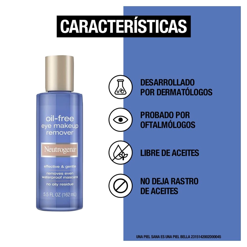 Neutrogena Limpiador De Ojos Sin Aceite