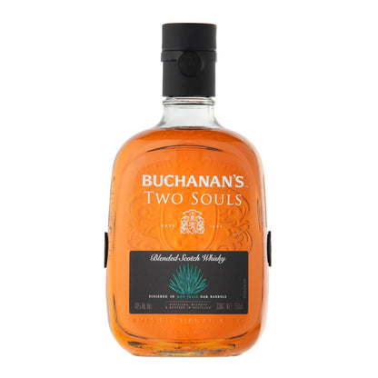 Buchanan's, Two Souls 750 ml, Whisky Escocés, Acabado en Barricas de Tequila, Dulce y Notas Herbales