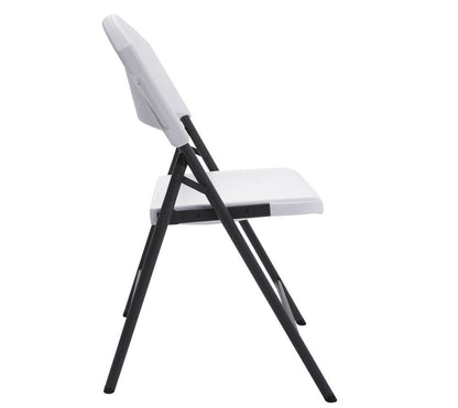 Lifetime Products Silla Plegable contorneada, Color Blanco