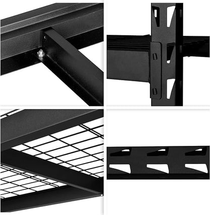 RIVARRO Estante Industrial DE Acero 4 REPISAS