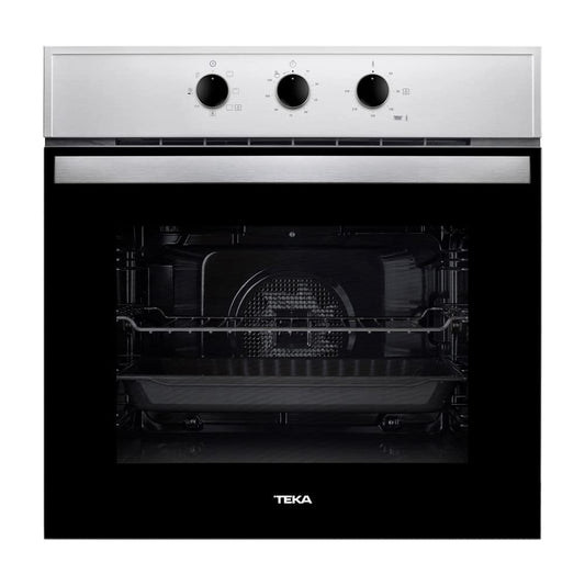 Teka HBB 605 Horno Eléctrico en Acero Inoxidable y Cristal Negro Para Empotrar 60 cm (24")