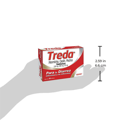 Treda Tabletas, 20 Piezas