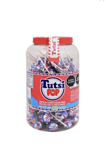 Tutsi Pop - Paleta Tutsi Pop Bote con 80 Piezas