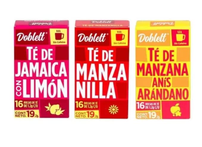 Doblett Topnice , Té Surtido - 6 Sabores, 96 Piezas
