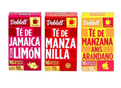 Doblett Topnice , Té Surtido - 6 Sabores, 96 Piezas