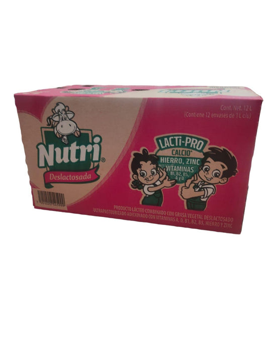 Nutrileche DESLACTOSADA paquete de 12 de 1L
