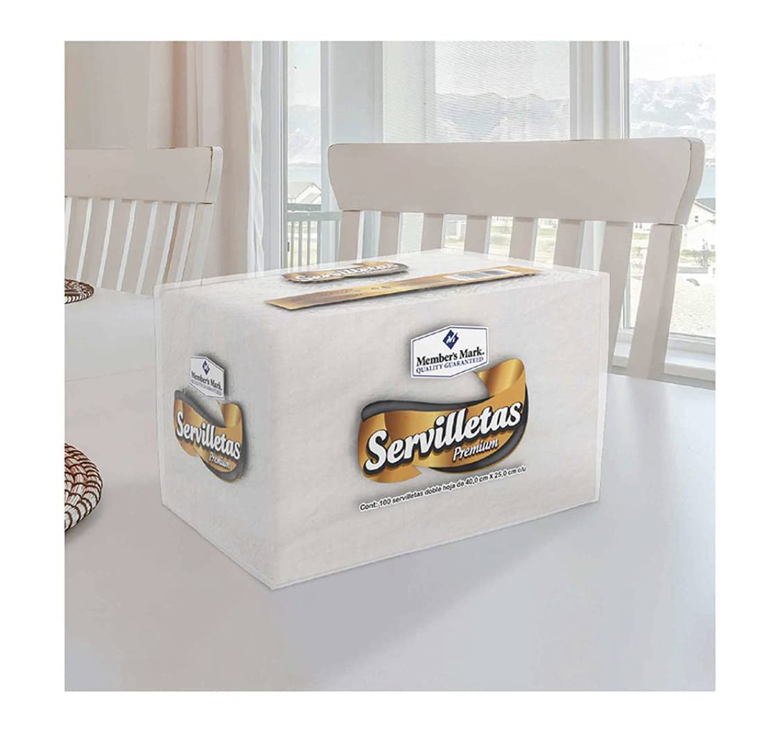 Member´s Mark - Servilletas Member's Mark Premium Con 4 Paquetes Con 100 Pie