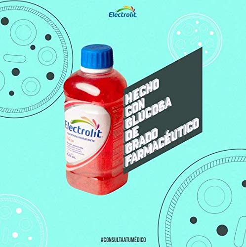 ELECTROLIT - Pack de 12 Suero Rehidratante Electrolit Fresa de 625 Ml