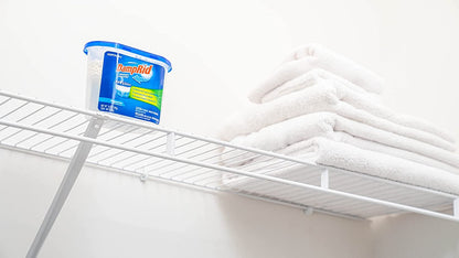 DampRid - Amortiguador de humedad desechable sin fragancia – 10.5 onzas cada uno – Paquete de 3 – Atrae y atrapa el exceso de humedad, elimina olores mohosos, crea un aire blanco más fresco y limpio