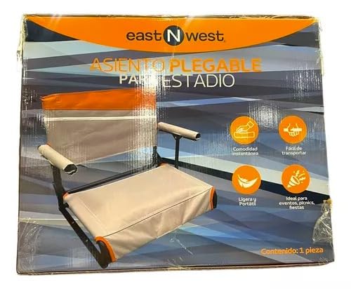 Clasicos Silla Móvil Portátil Asiento Plegable para Estadio, Gradas, EST N West