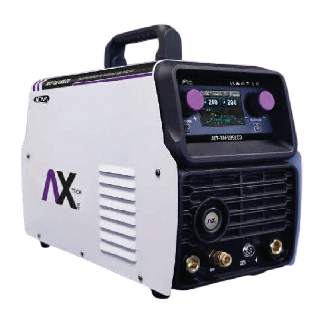 AXT - SOLDADORA INVERSORA 205 2 EN 1 TIG Y ELECTRODO ALTA FRECUENCIA 220V