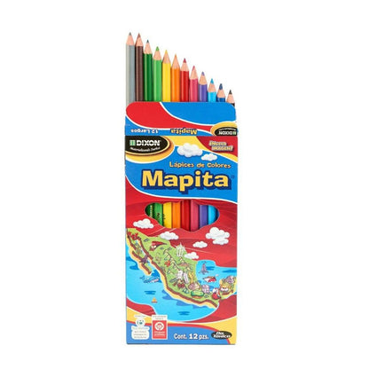 MYM - Dixon Pack 10 - Colores Mapita Con 12 Pzas