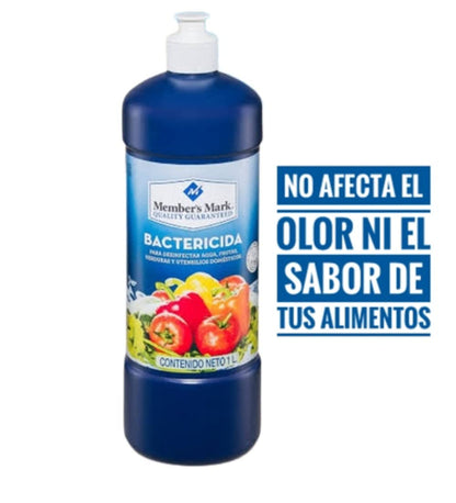MEMBER´S MARK Bactericida Member's mark para desinfectar agua fruta y utensilios 1L