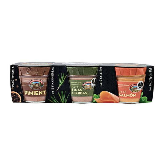 Paté Casa Tarradellas 3 Frascos de 125 g + 1 Cubrebocas lavable High Performance 3 Capas