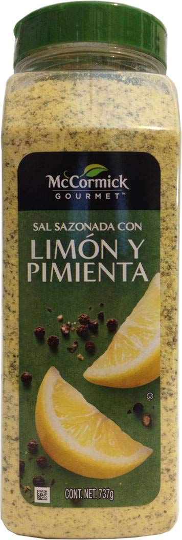 Mccormick Gourmet Sal Sazonada Con Limón Y Pimienta - 737 G