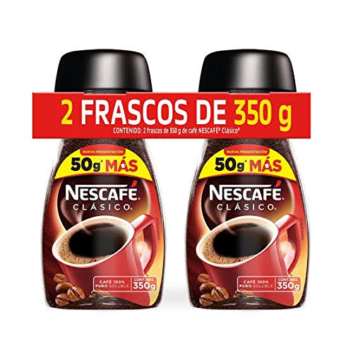 Nescafe Clasico - Nescafe Clasico NESCAFE CLASICO 2 FRASCO DE 350GR, Original, 350 gramos