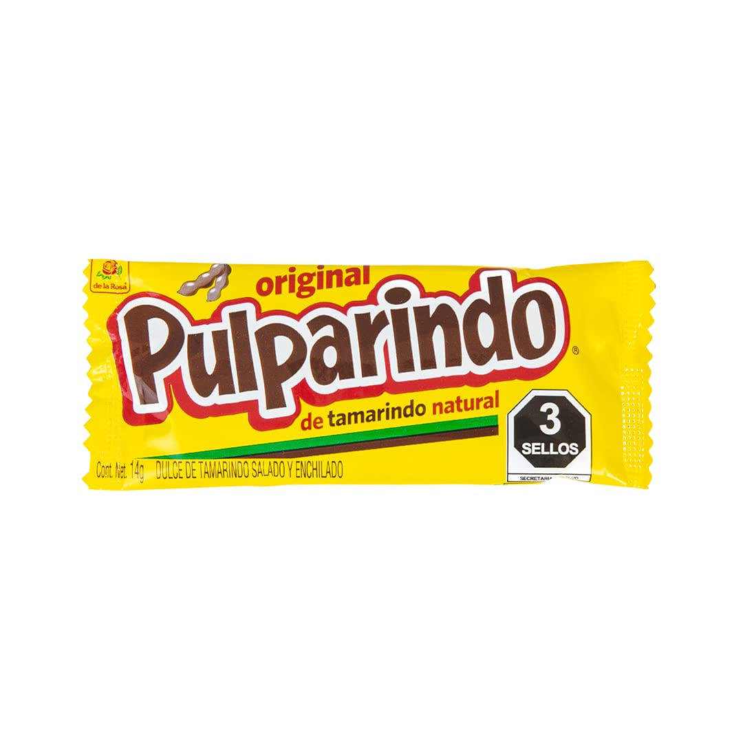 De la Rosa Pulparindo Original 20 piezas 14 grs