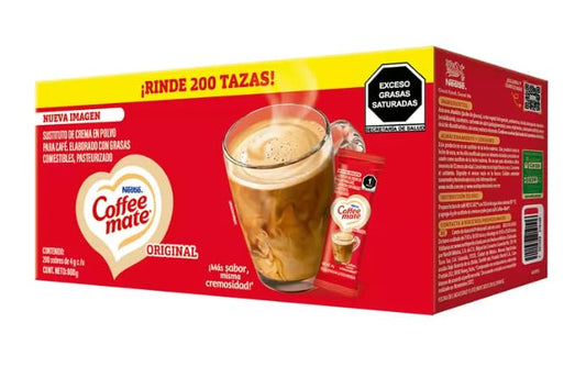 NESTLE PROFESSIONAL - Coffee Mate sustituto de crema 200 sobres de 4 gramos cada sobre