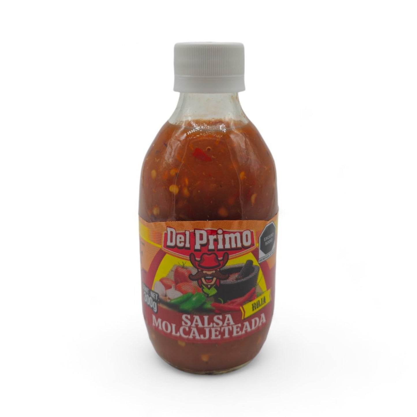 6-Pack Salsas Del Primo 300g - Incluye Molcajeteada Roja, Guacamole, Tlaquera, 2 Salsas Verdes y 1 Salsa Roja