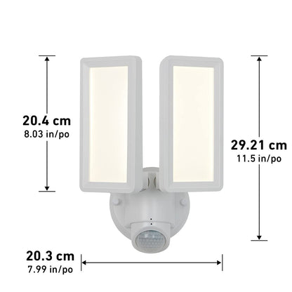 Artika - Artika Sentinel - Foco LED de seguridad para exteriores con sensor de movimiento, color blanco