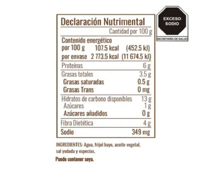 Isadora - Isadora los frijoles refritos en bolsa #1 en México I Saben a lo que deben saber I Frijoles refritos bayos I 6 pack 2.58 Kg I 6 bolsas de 430 g c/u I Sin Conservadores