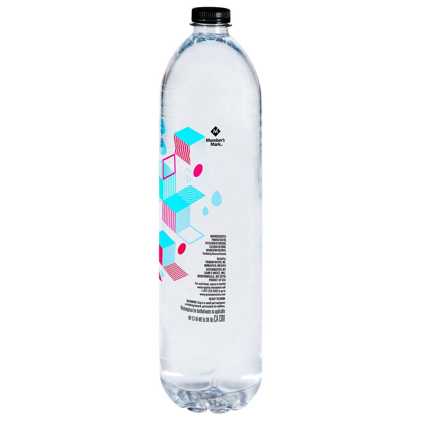 Member’s Mark Plus+ Agua alcalina (1 litro, 18 unidades)